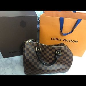 Louis Vuitton Speedy 30 Damier ebene